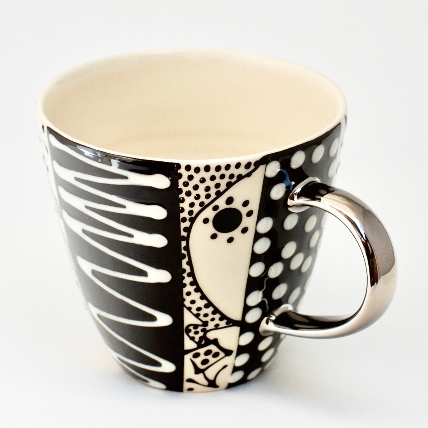 White Wiggle Large Mug