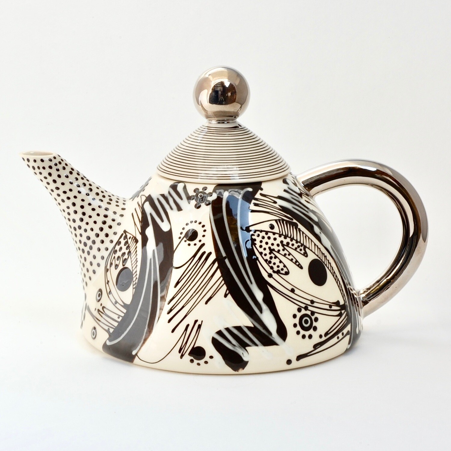 Brushstroke Teapot