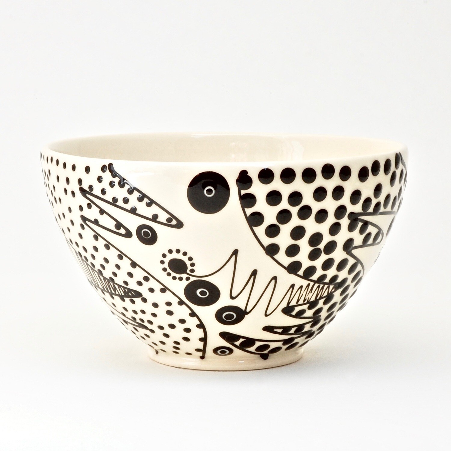 Dot and Wiggle Large Bowl