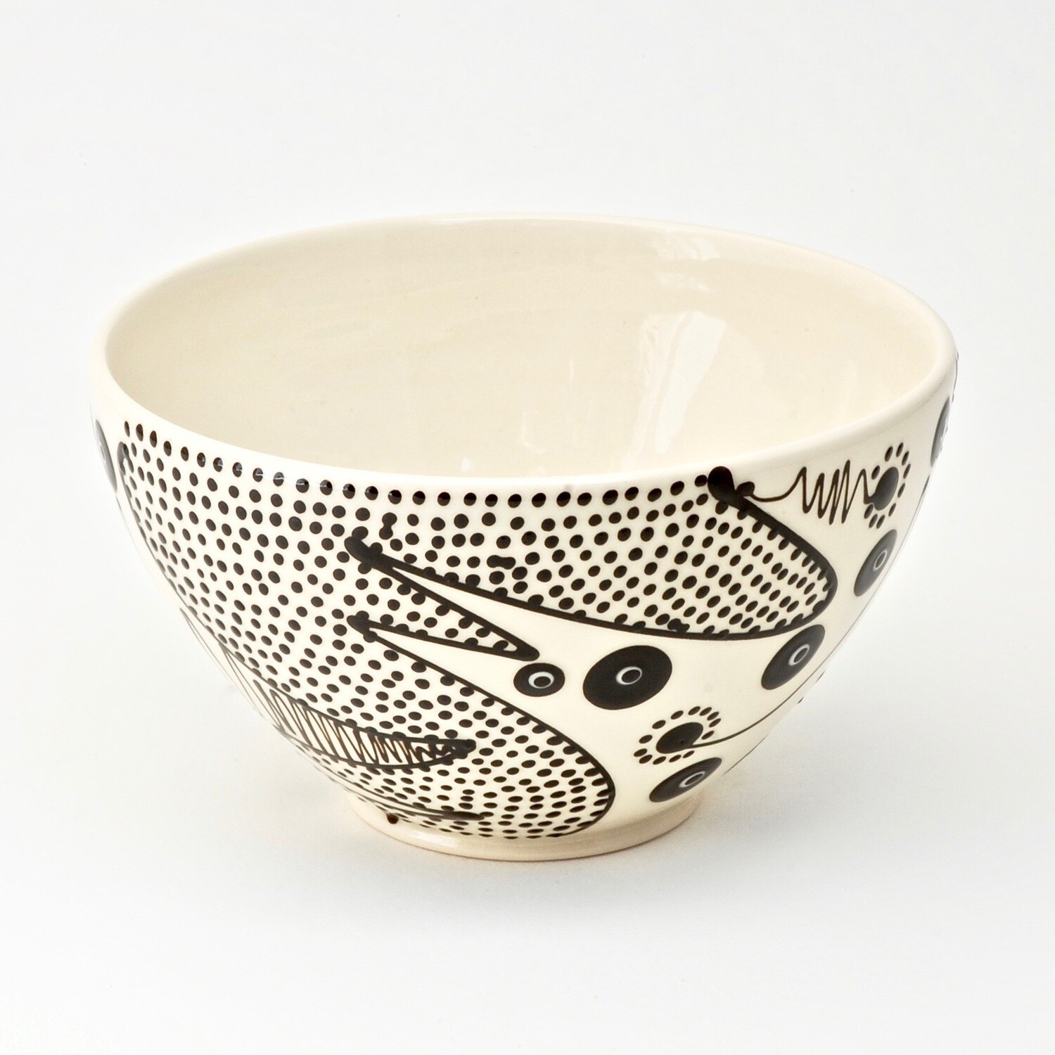 Dot and Wiggle Large Bowl