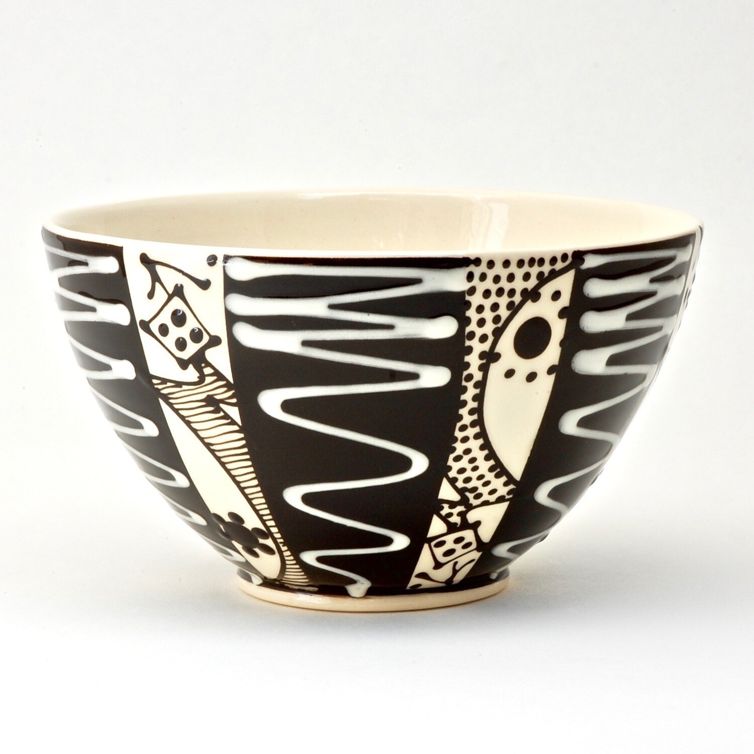 White Wiggle Large Bowl