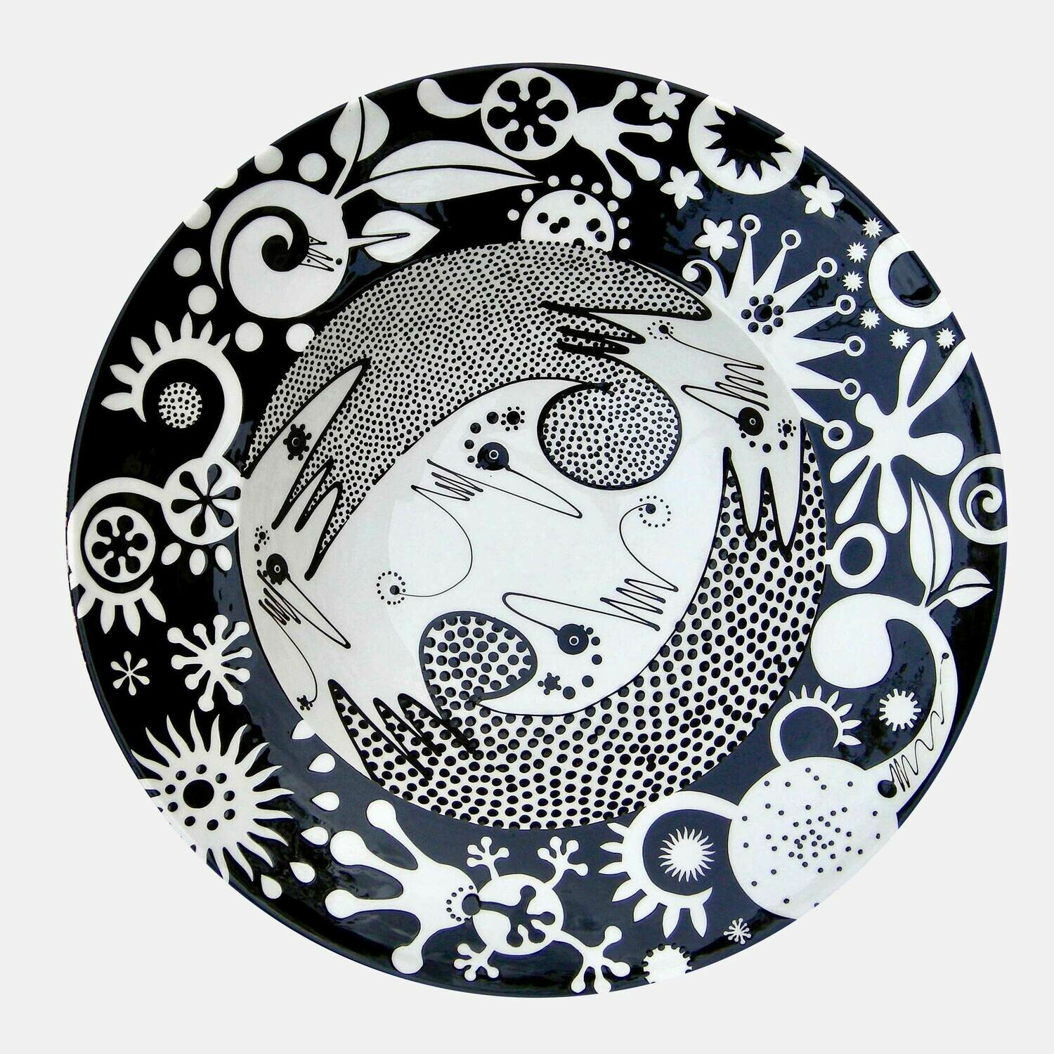 Giant Motif Japanese Clouds Platter