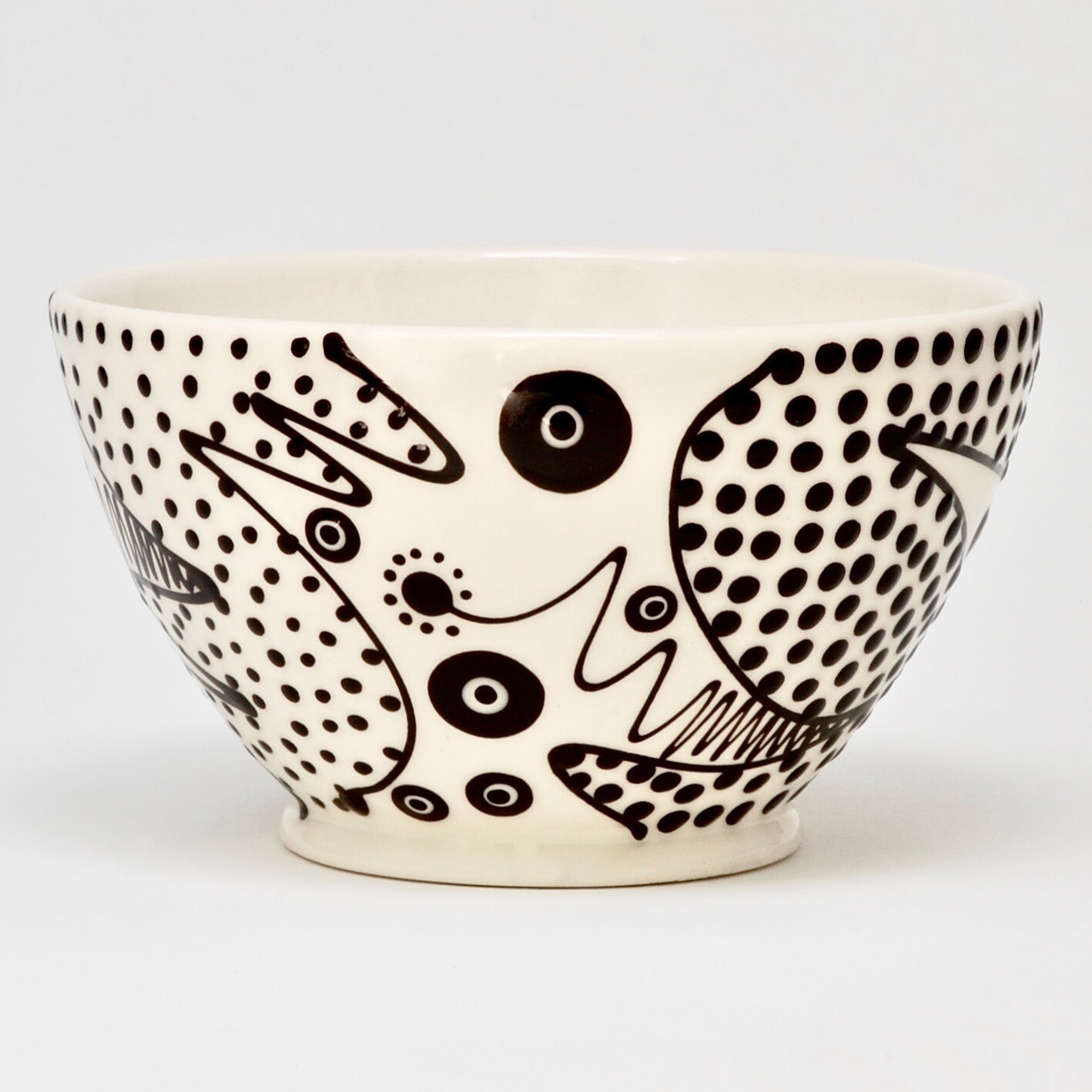 Dot and Wiggle Small Bowl