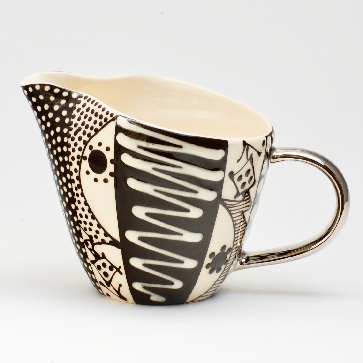 White Wiggle Jug