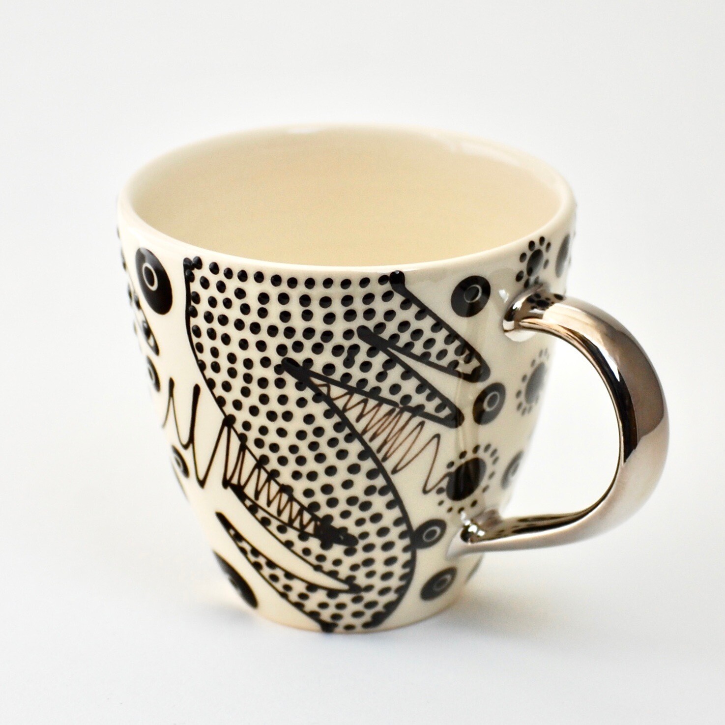 Dot and Wiggle Small Mug
