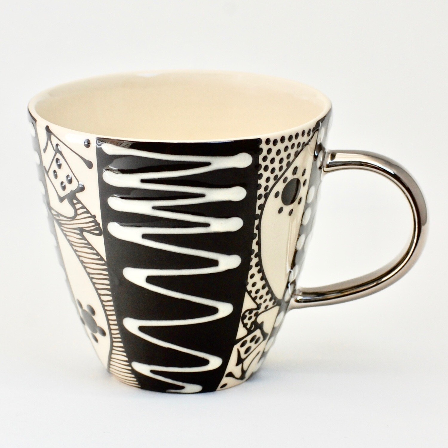 White Wiggle Large Mug