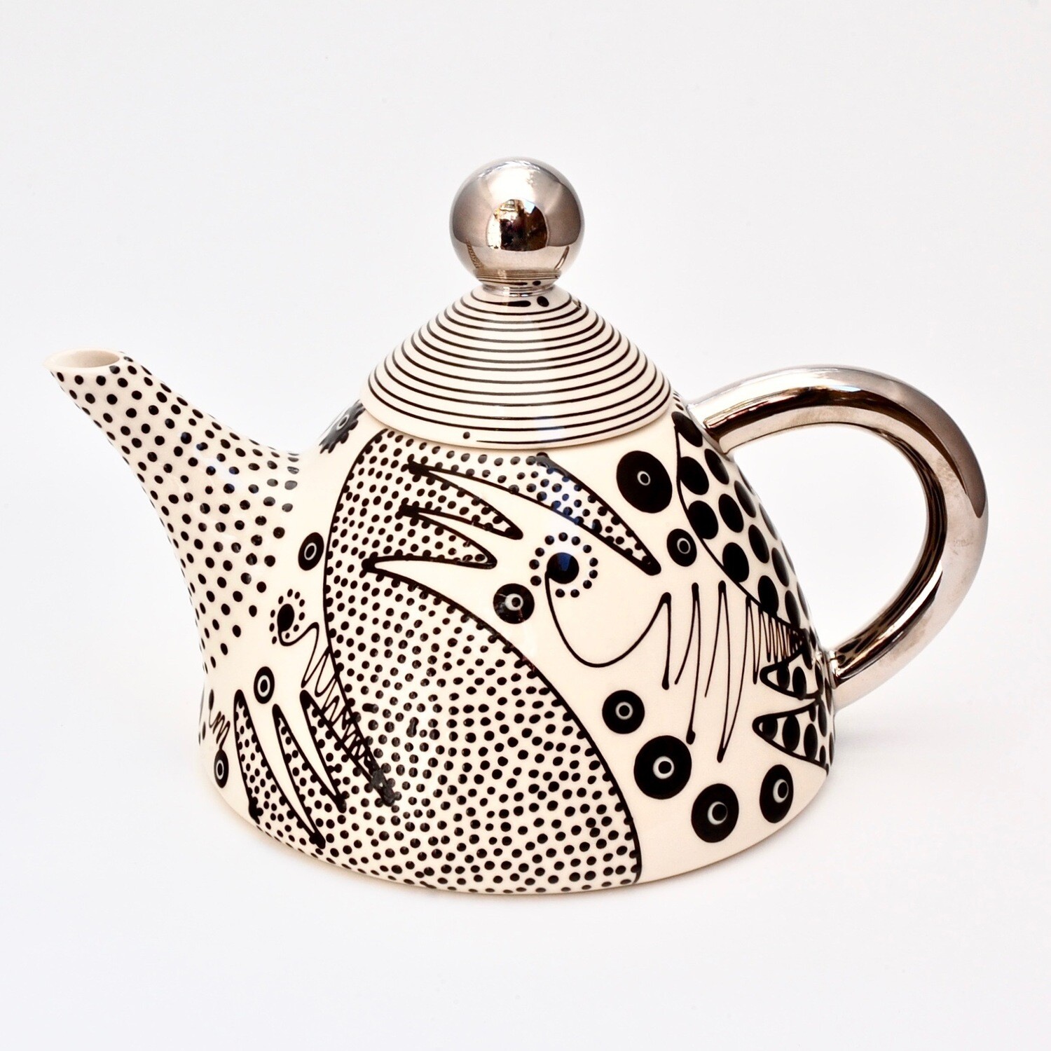 Dot and Wiggle Teapot