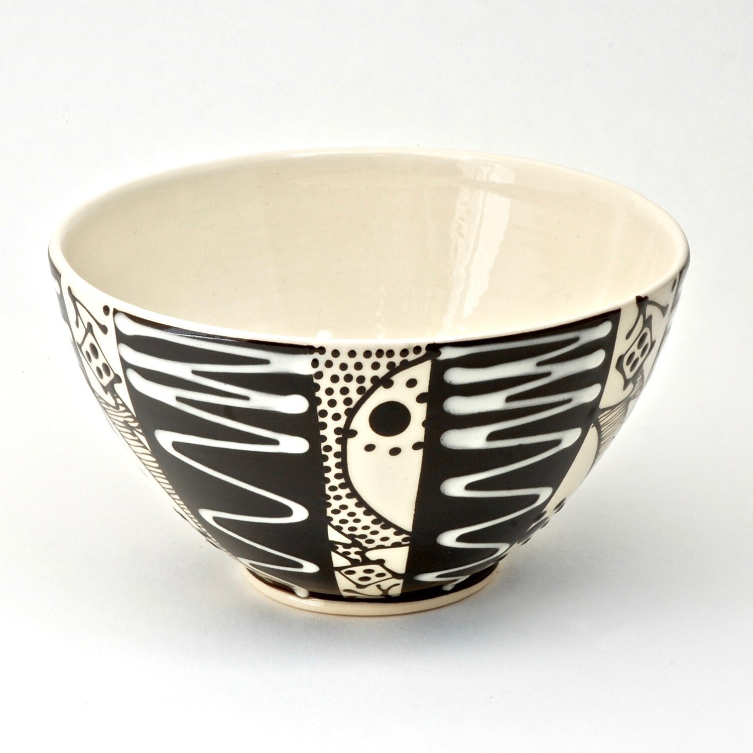 White Wiggle Large Bowl