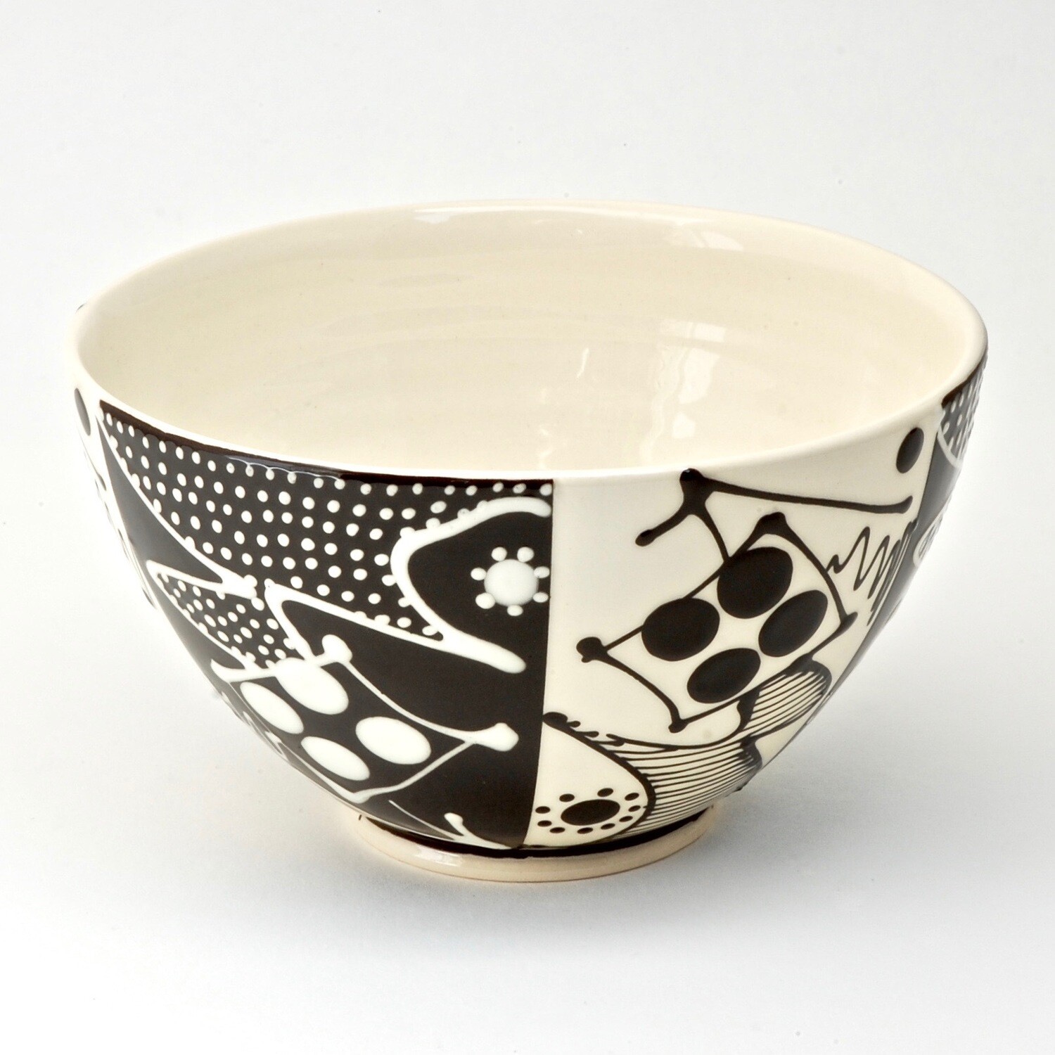 Vertical Stripe Large Bowl
