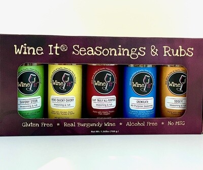 NEW Wine It® Seasonings Gift 5-Pack!!