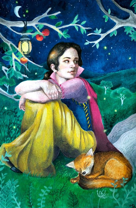 Snow White Fine Art Print