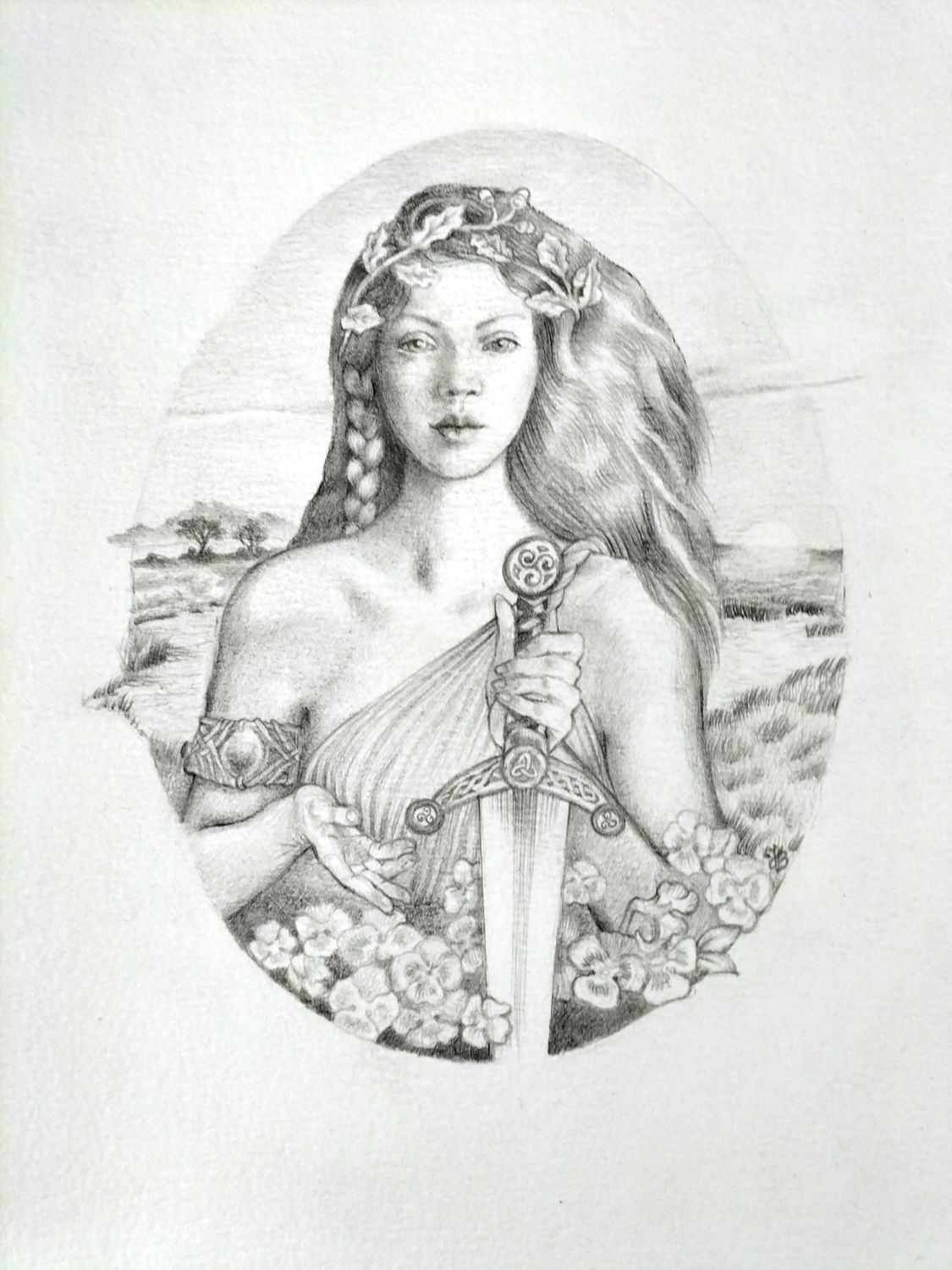 Nimue Art Print, Lady of the Lake