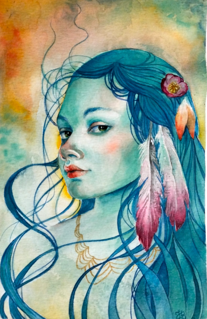 Liberty Feathers Fine Art Print
