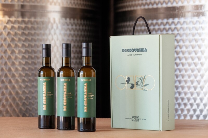 Gerbino Olive Oil - 3 Bt. (500 ml) Gift Box