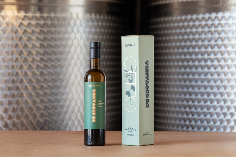 Gerbino Natives Olivenöl Extra 2021 (500 ml) und Geschenkbox