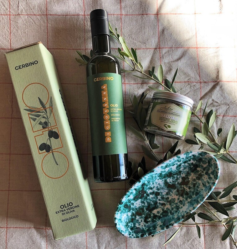 'Made in Sicily' Olive Oil Gift Set - Green