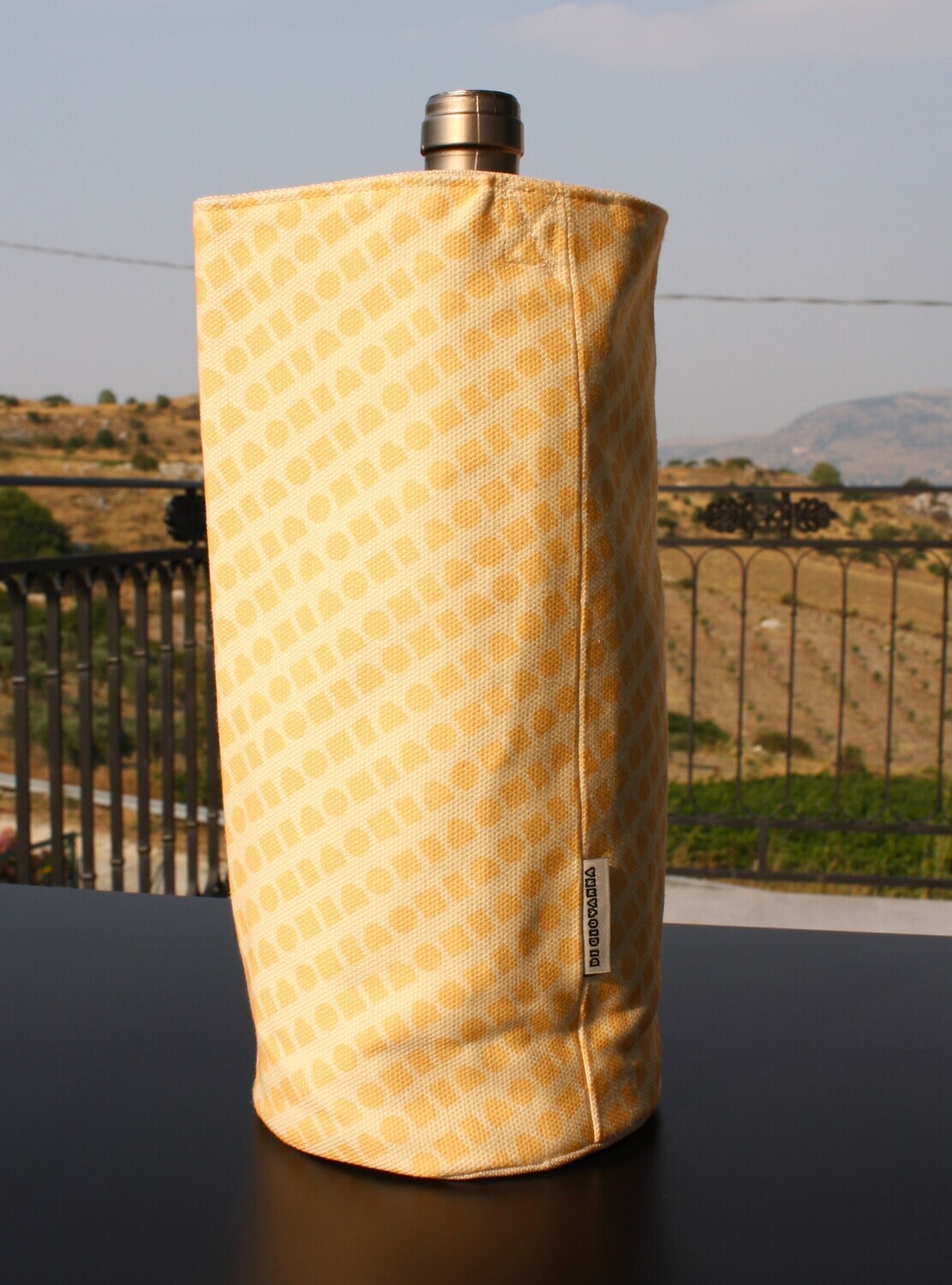 VINO Print Wine Cooler by Elena Scarlata – Salmon Pink