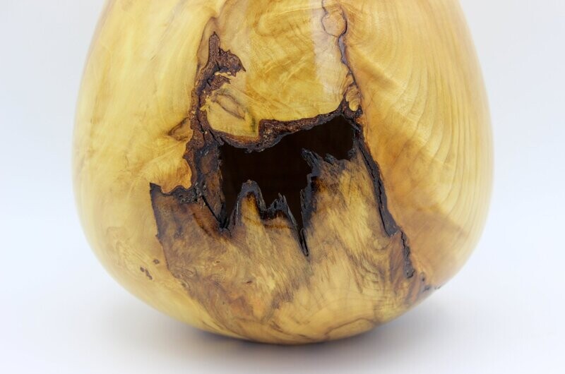 Vase aus Ahorn-Holz