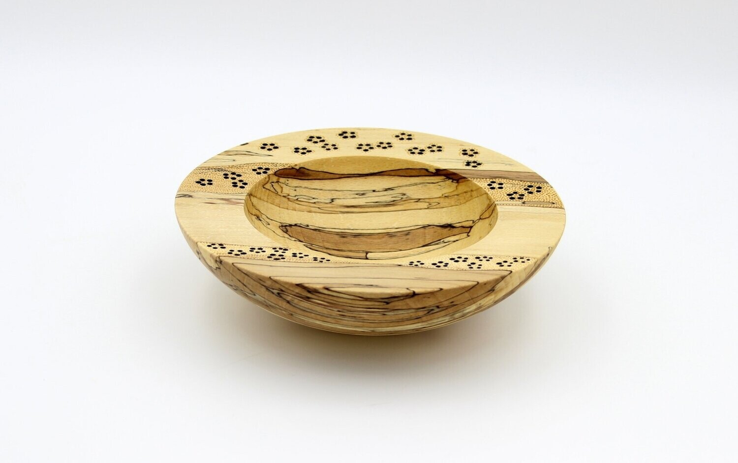 Schale "Fine Arts" aus gestockter Buche