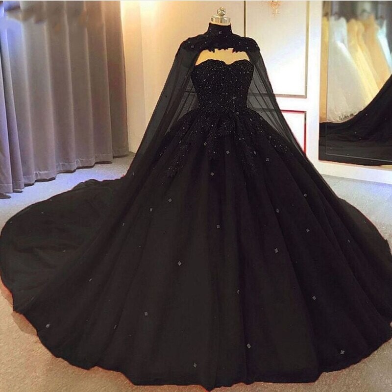 Black Ball Gown