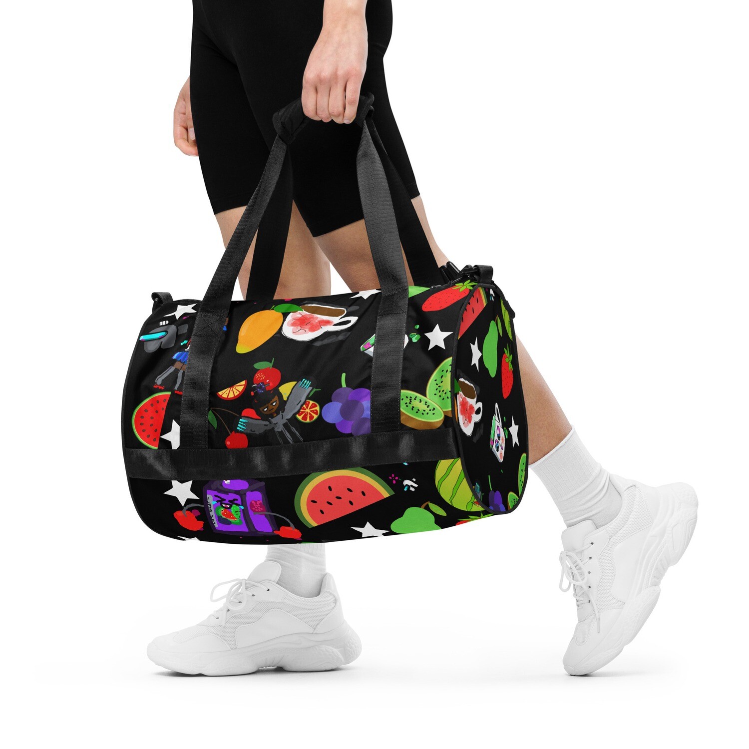 All-over print gym bag
