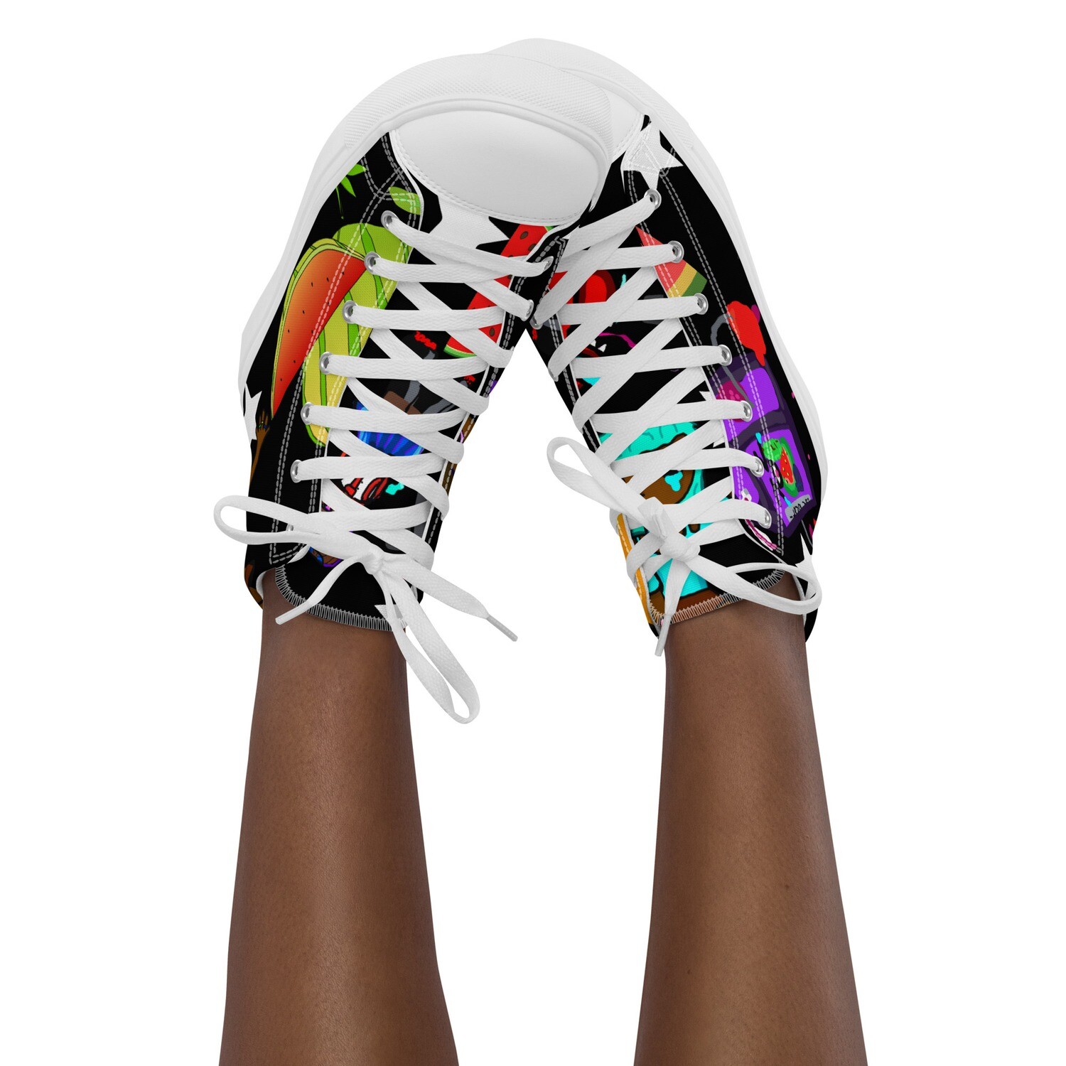 Women&#39;s High Top Canvas Shoes - 6.5