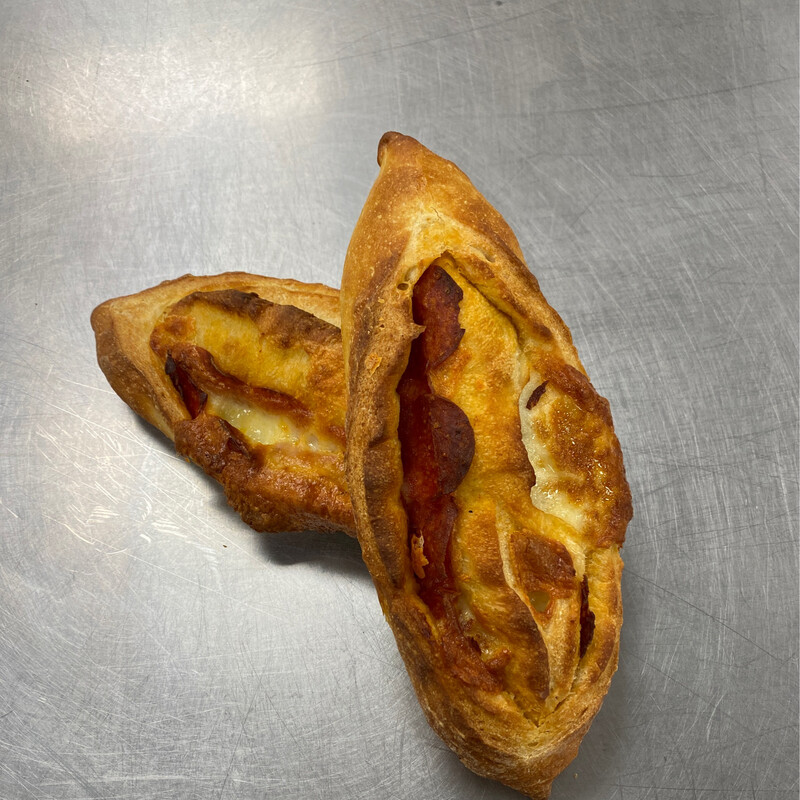Pepperoni Open Calzone