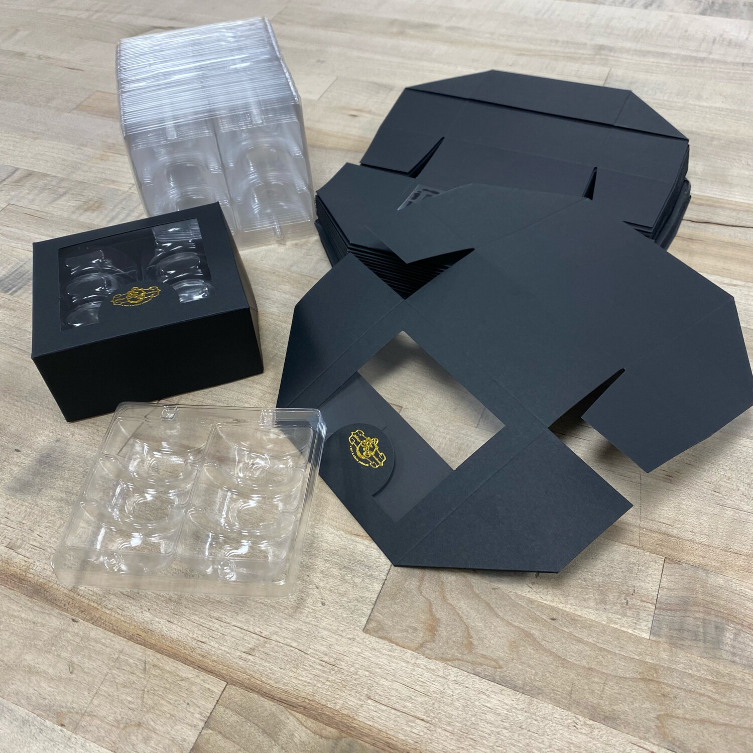 Empty Macaron Box of 6 (Pack of 25)