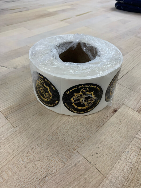 F&amp;E Logo Label Roll