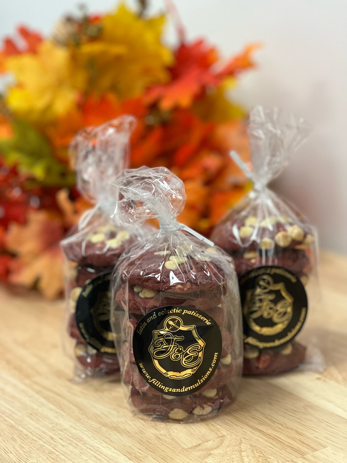 1.25 oz Red Velvet White Choc Cookie 105ct