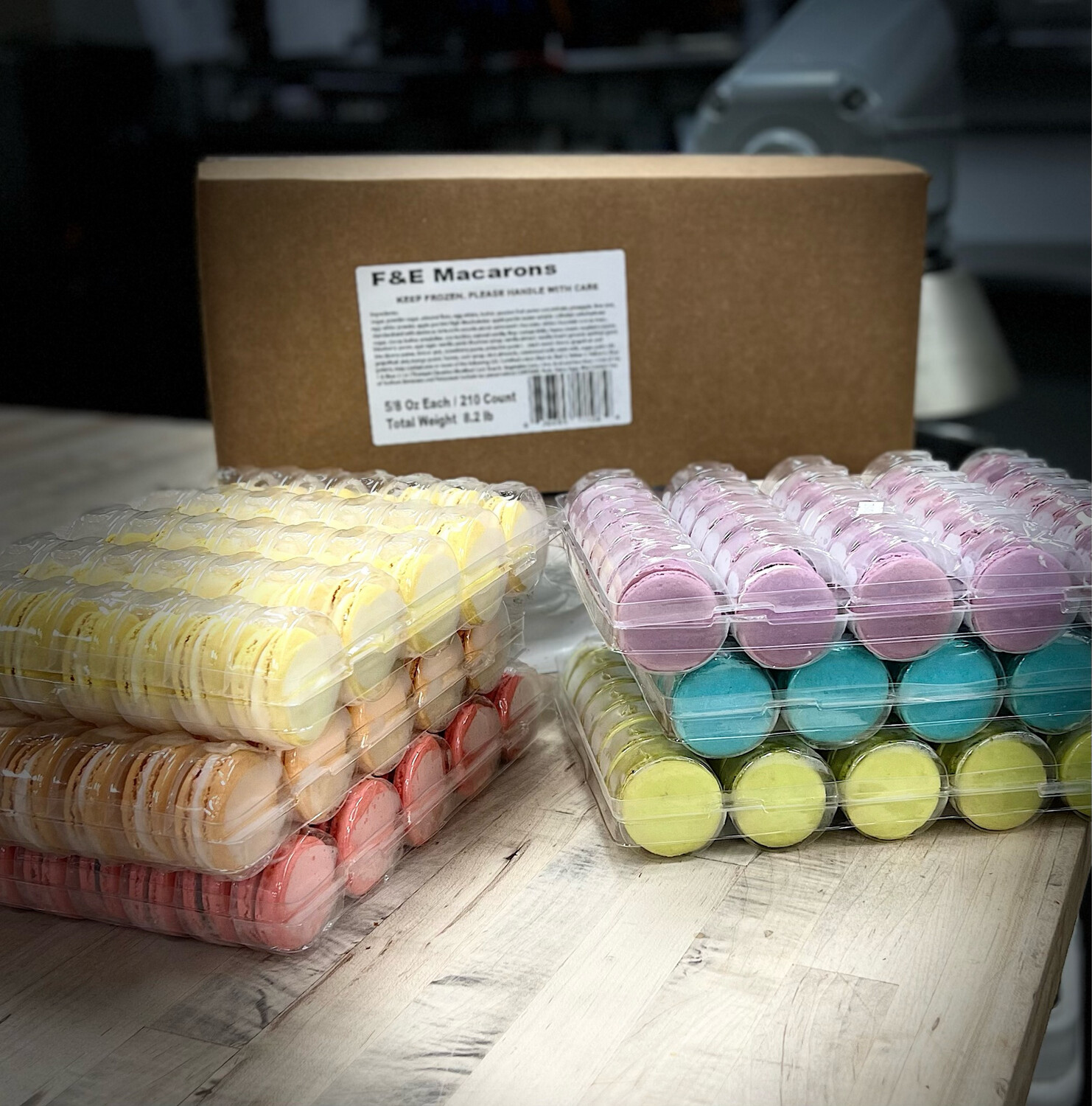 Macaron Box 210 Pack