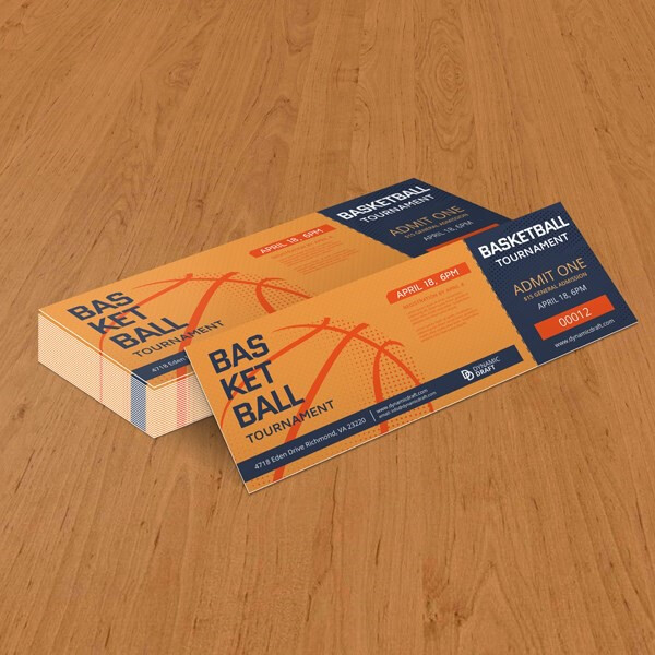 Event Tickets 2"x5.5" Qty 500