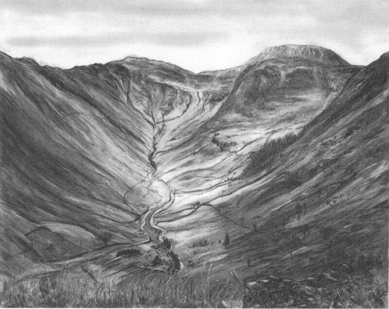 Seathwaite valley, Borrowdale