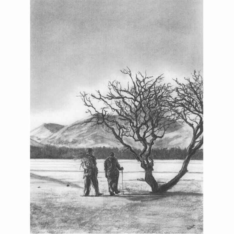 Derwent, ice, walkers