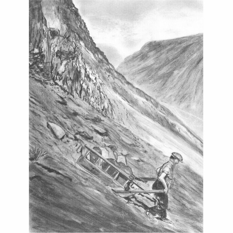 The Honister slate sledger