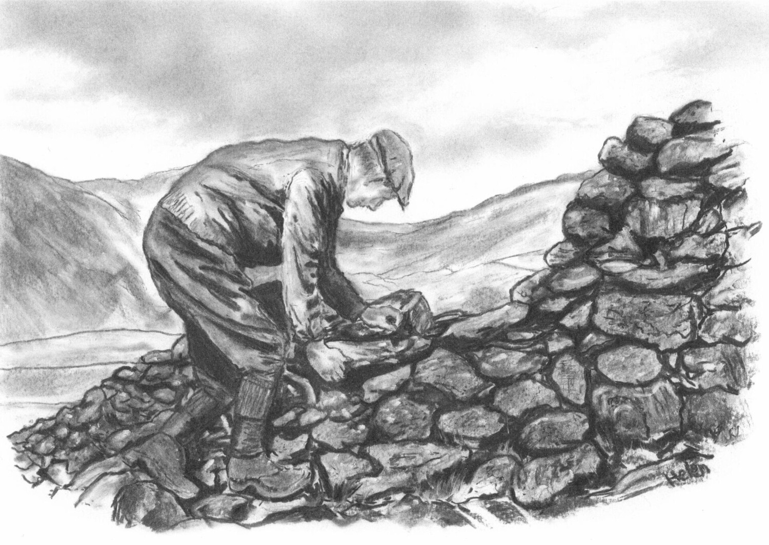 The dry stone waller