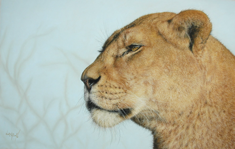 'Regal' is an Open edition giclee fine art print from award winning original by Natalie Mascall ©