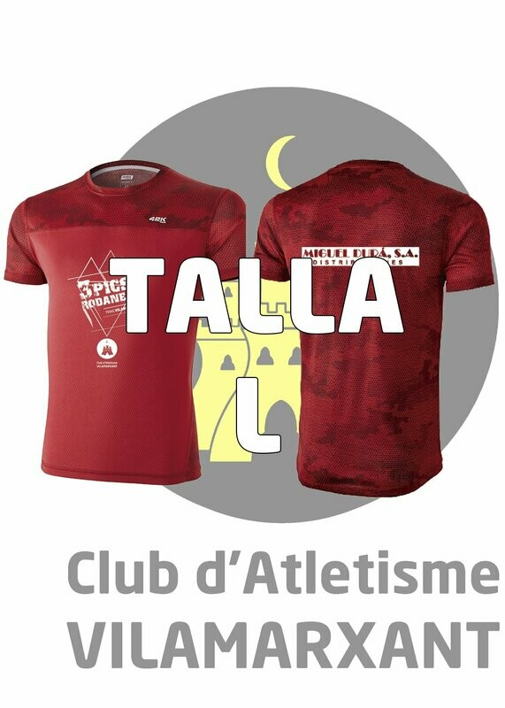 Camiseta 42K Trail3Pics Publicidad Durá 2019 L UNISEX