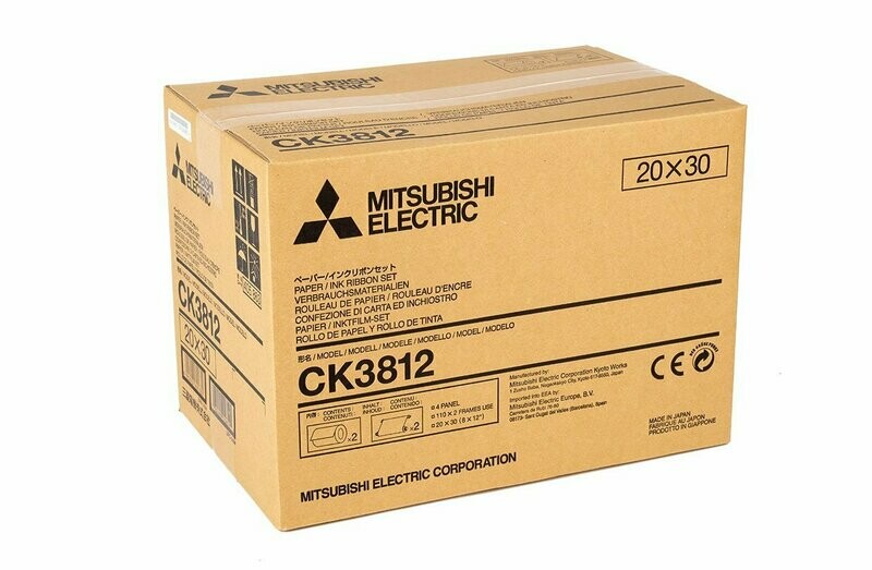 PAPIER 20X30 POUR CP3800DW MITSUBISHI (2x110)