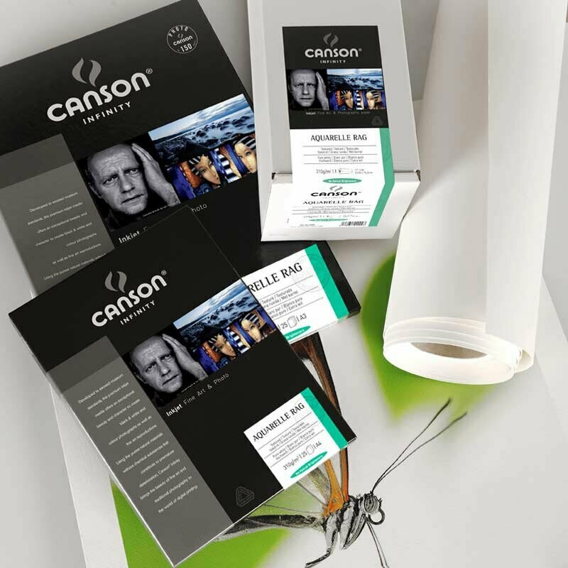 CANSON INFINITY ARCHES AQUARELLE RAG 310g 24"x15,24M