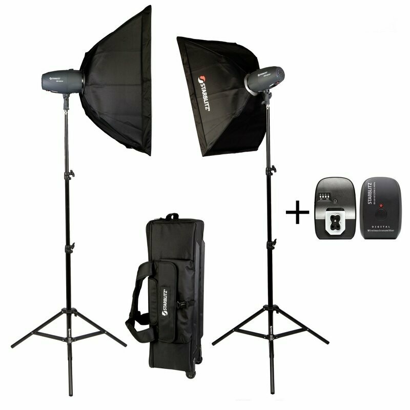 KIT FLASH STUDIO 2X400W *