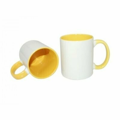 MUG COULEUR INTER. JAUNE