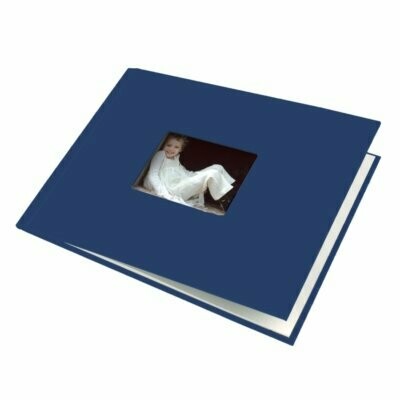 COUVERTURE UNIBIND 20X30 FENETRE PAYSAGE 7MM BLEU FONCE