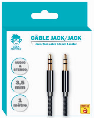 CABLE JACK/JACK 3.5MM 1M *