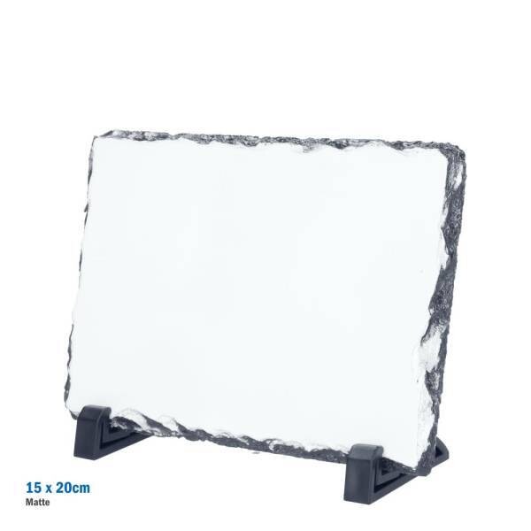 ARDOISE MAT AVEC SUPPORT 15X20 CM