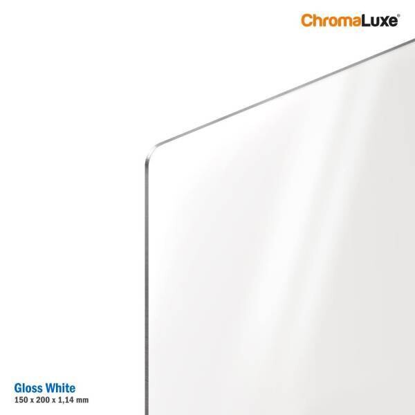 PANNEAU PHOTO CHROMALUX BLANC BRILLANT EXT 20X25.4 CM