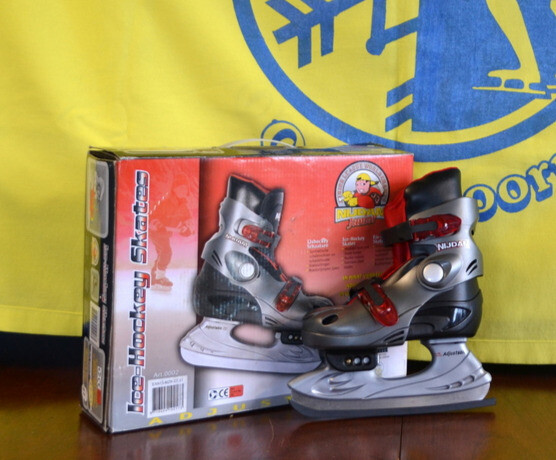 Verstelbaar maat 27 t/m 31
Hockey Heren - Grijs/Zwart