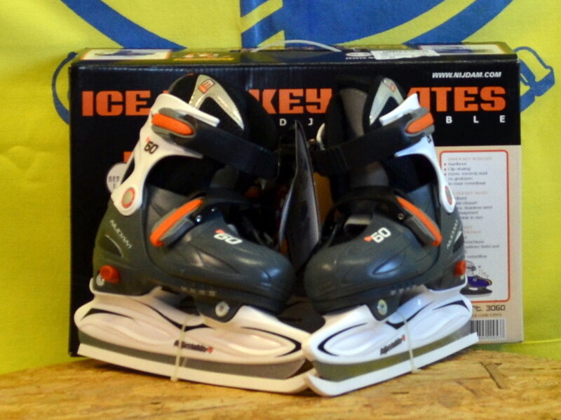 Verstelbaar Maat 27-30 Hockey Grijs/Wit