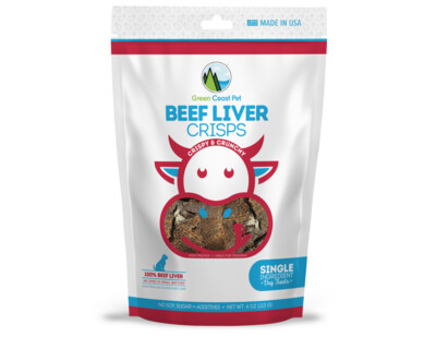 Beef Liver Crisps- 4oz