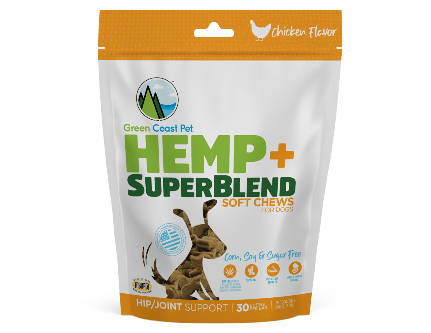 Hemp + SuperBlend Soft Chews - Chicken Flavor